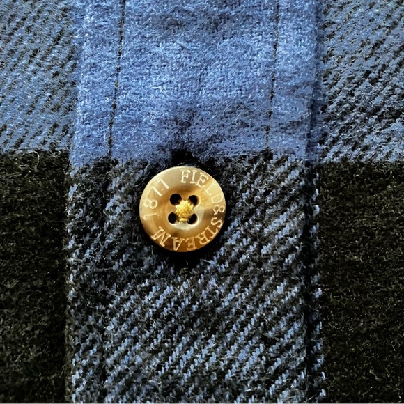 Field & Stream Men's Blue and Black Checkered Shirt - Picture 6 of 10